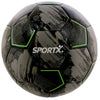 Sportx Fußball 22 cm 330-350 g schwarz grau Neongrün