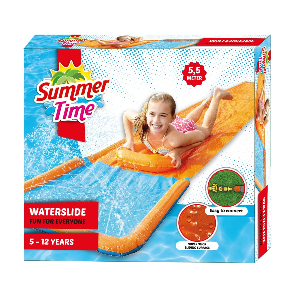 Sommer -Sommer -Waterlide 550x80 cm Orange