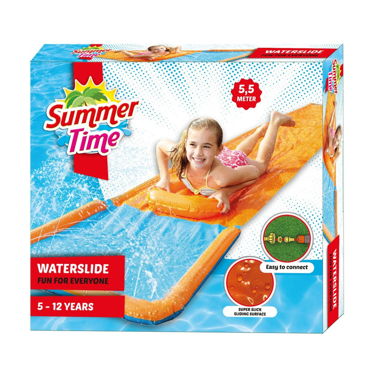 Sommer -Sommer -Waterlide 550x80 cm Orange