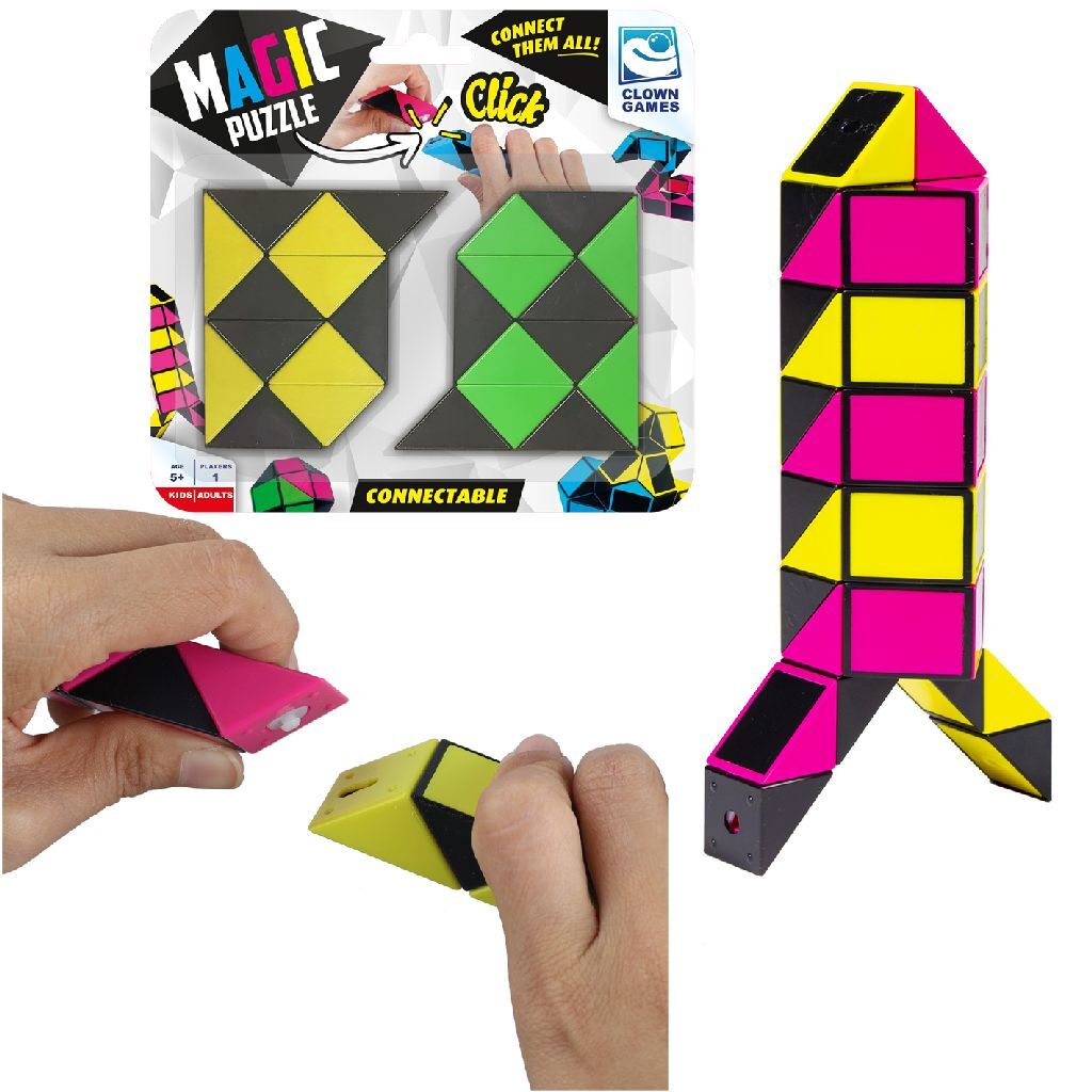 Clownspiele Clown Puzzle Verbindbar 2x12