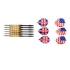 Sportx Dartbord strömte mit 6 Darts
