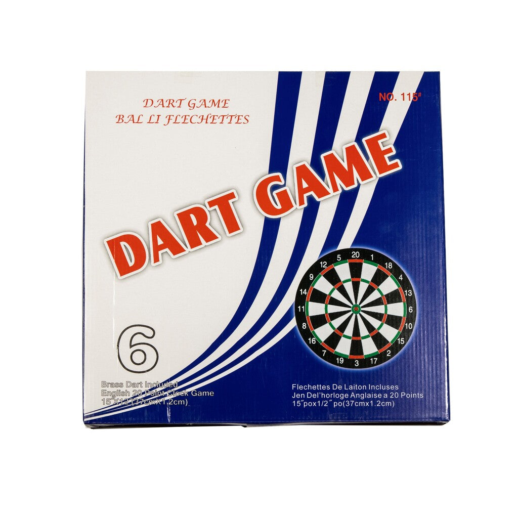 Basic Dartscheibe 37,5 cm mit 6 Darts