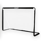 Sportx Metal Football Goal 182x60x122 cm Schwarz - afbeelding 1