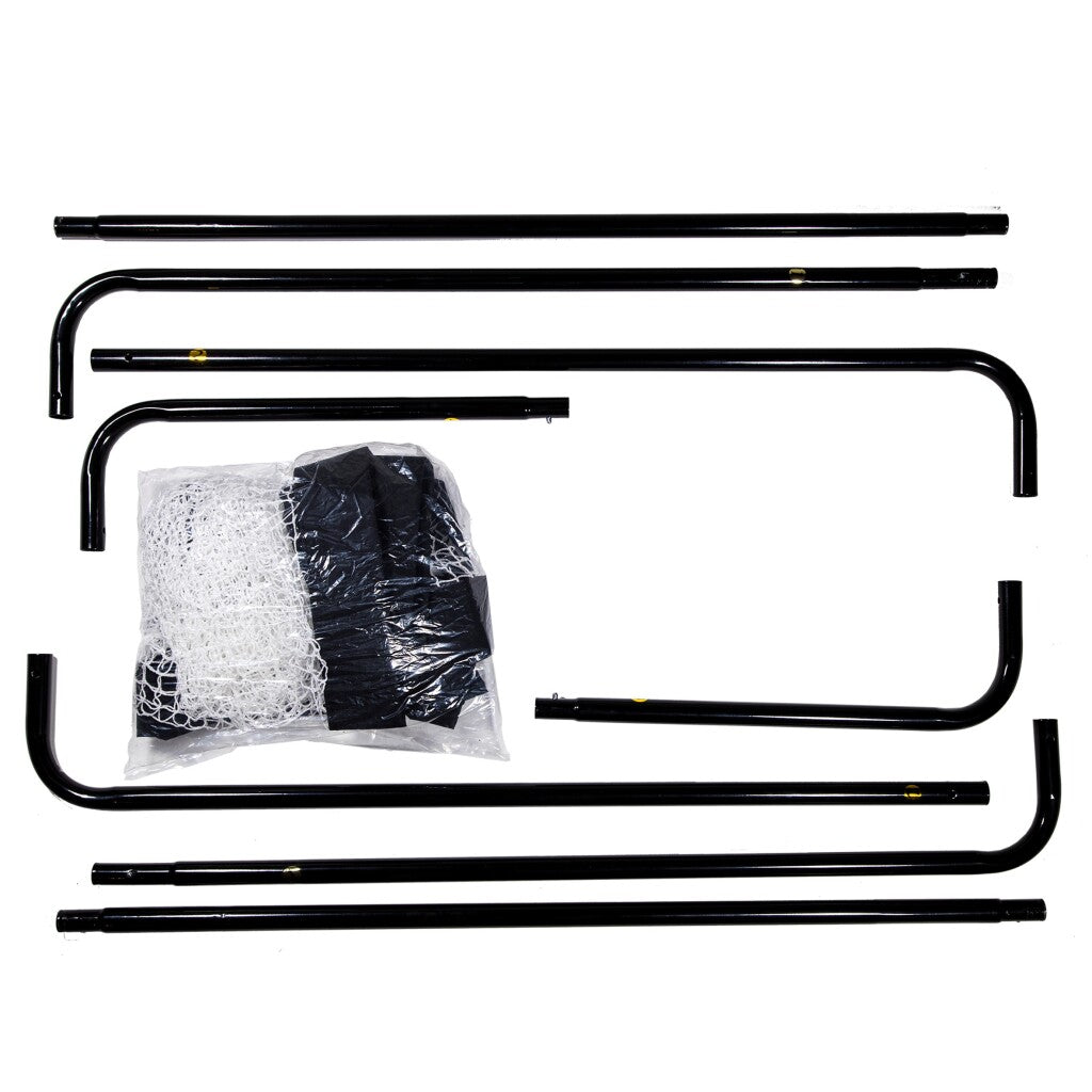 Sportx Metal Football Goal 182x60x122 cm Schwarz