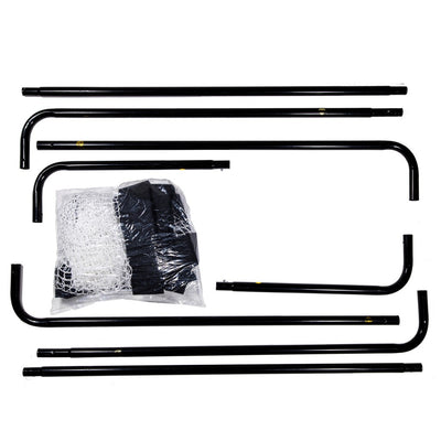 Sportx Metal Football Goal 182x60x122 cm Schwarz