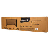 Sportx Metal Football Goal 182x60x122 cm Schwarz - afbeelding 3