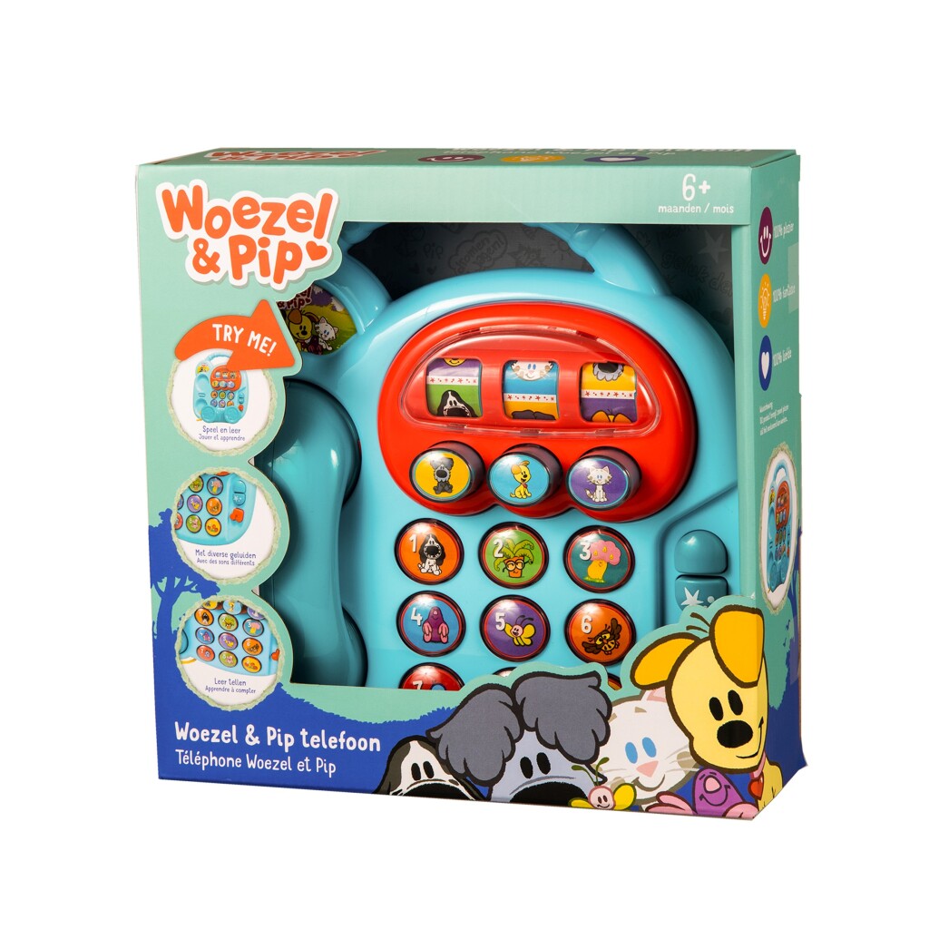 Rubo -Spielzeug und Pip -Telefon mit Ton