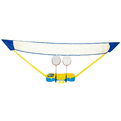 Sportx Badmintonnetz-Set – Badmintonnetz – im Koffer – 3 m breit – 154 cm hoch