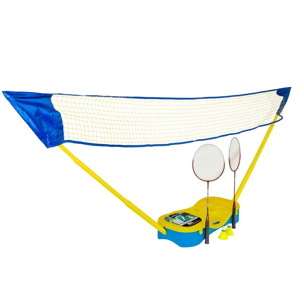 Sportx Badmintonnetz-Set – Badmintonnetz – im Koffer – 3 m breit – 154 cm hoch