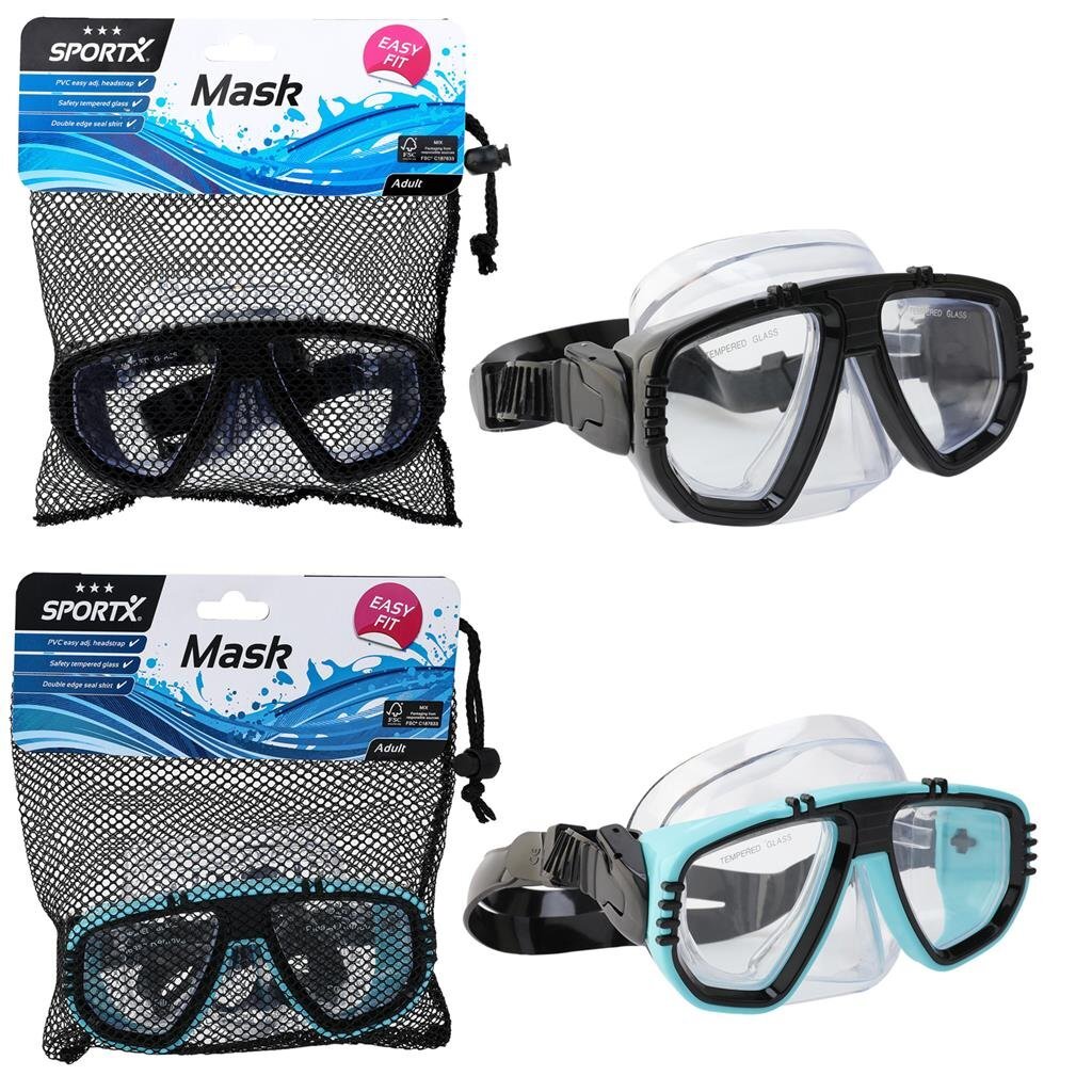 Sportx Erwachsene Schwimmmaske 3 Sterne sortiert