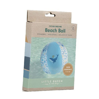 Kleine niederländische Ozeanträume Strandball Blue, 35 cm