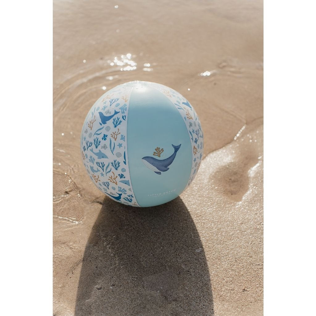 Kleine niederländische Ozeanträume Strandball Blue, 35 cm