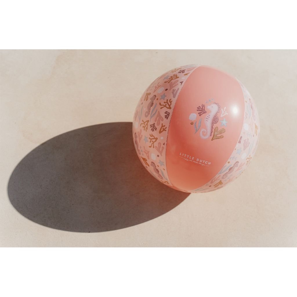Kleine niederländische Ozeanträume Strandball Pink, 35 cm
