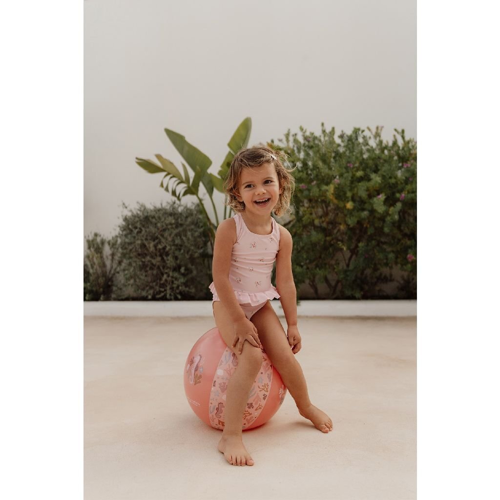 Kleine niederländische Ozeanträume Strandball Pink, 35 cm