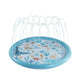 Kleine niederländische Ozeanträume Wasserspelmat Blue, 150 cm