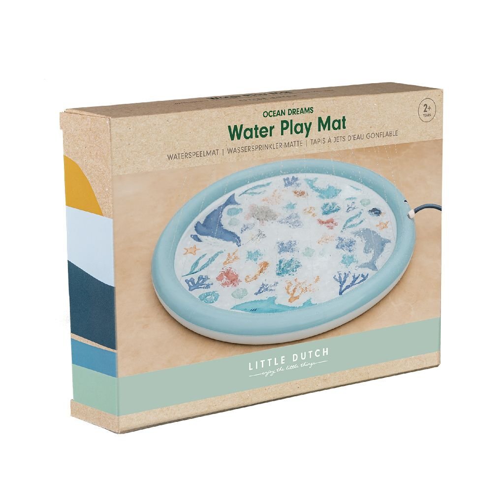 Kleine niederländische Ozeanträume Wasserspelmat Blue, 150 cm