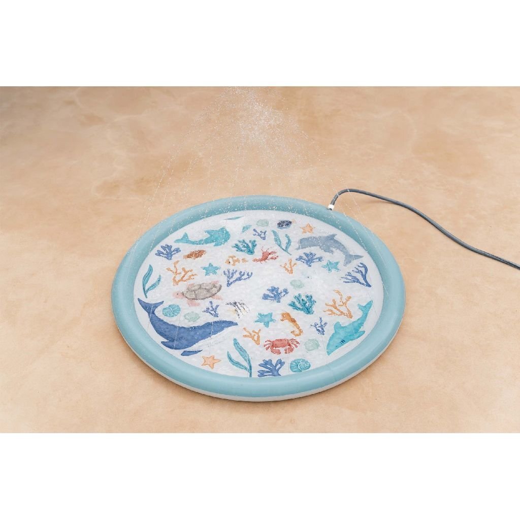 Kleine niederländische Ozeanträume Wasserspelmat Blue, 150 cm