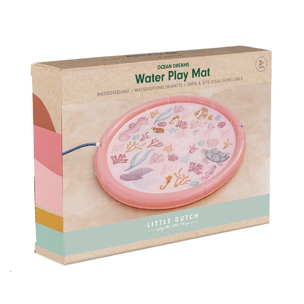Kleine niederländische Ozeanträume Wasserspiel Mat Pink, 150 cm