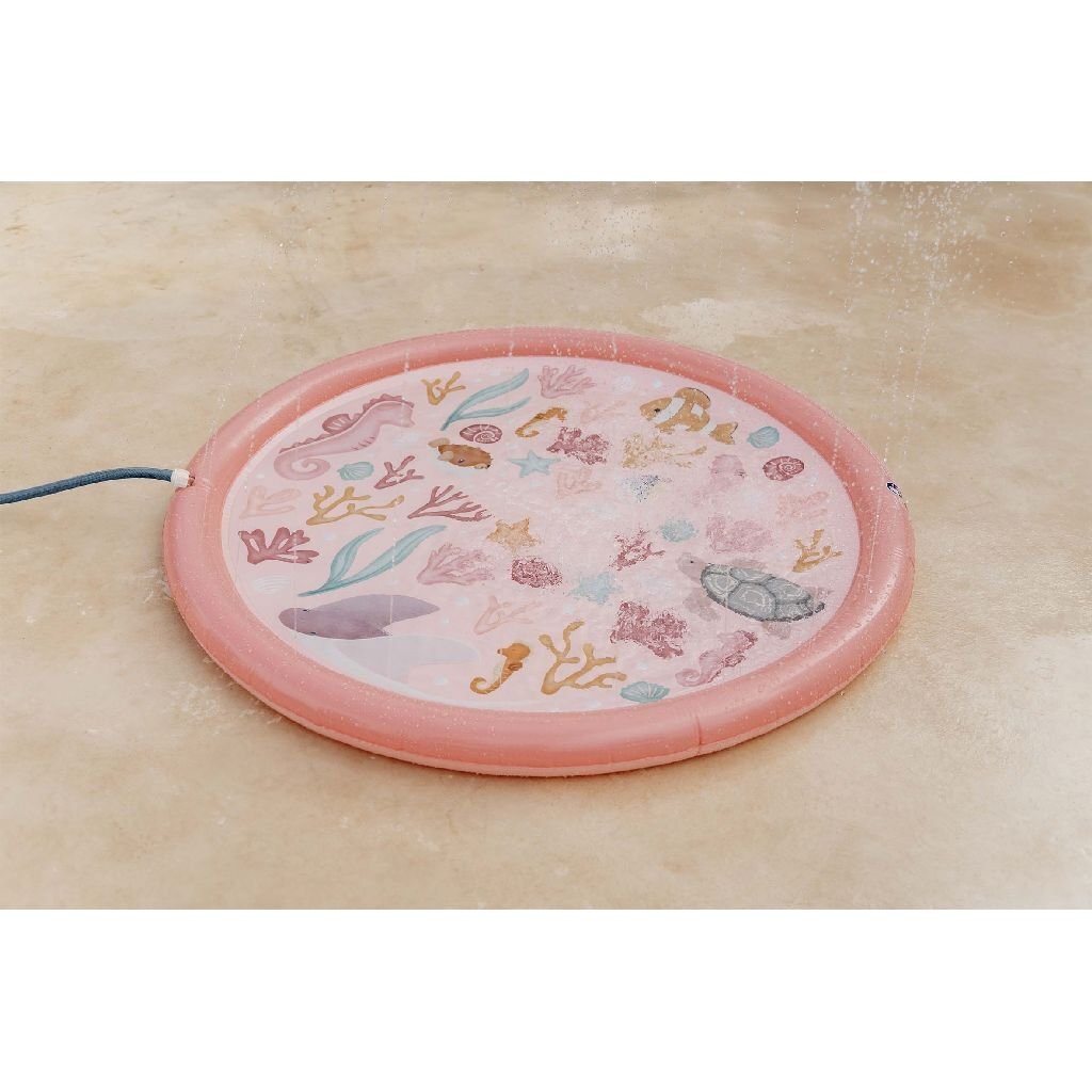 Kleine niederländische Ozeanträume Wasserspiel Mat Pink, 150 cm