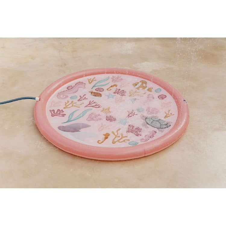 Kleine niederländische Ozeanträume Wasserspiel Mat Pink, 150 cm