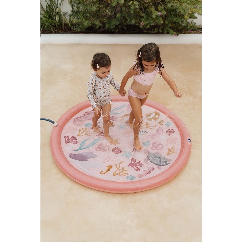 Kleine niederländische Ozeanträume Wasserspiel Mat Pink, 150 cm