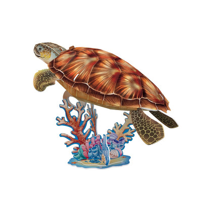 Kubisch lustige Kubikfun National Geographic 3D Puzzle Meeresschildkröte 31 Stücke
