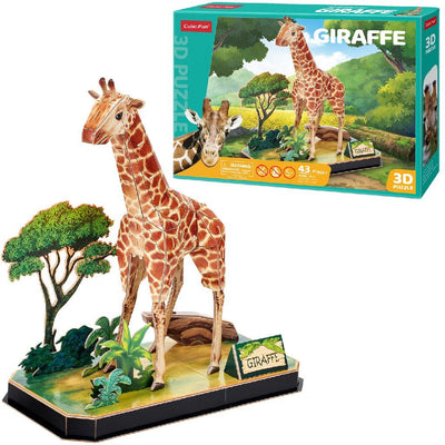 Kubisch lustige kubische lustige 3d puzzle giraffe 43 stücke