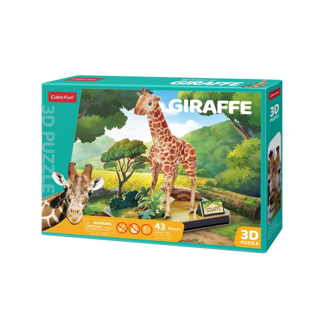Kubisch lustige kubische lustige 3d puzzle giraffe 43 stücke