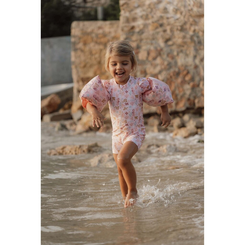 Kleine niederländische Ozeanträume schwimmen rosa rosa, 2-6 Jahre alt