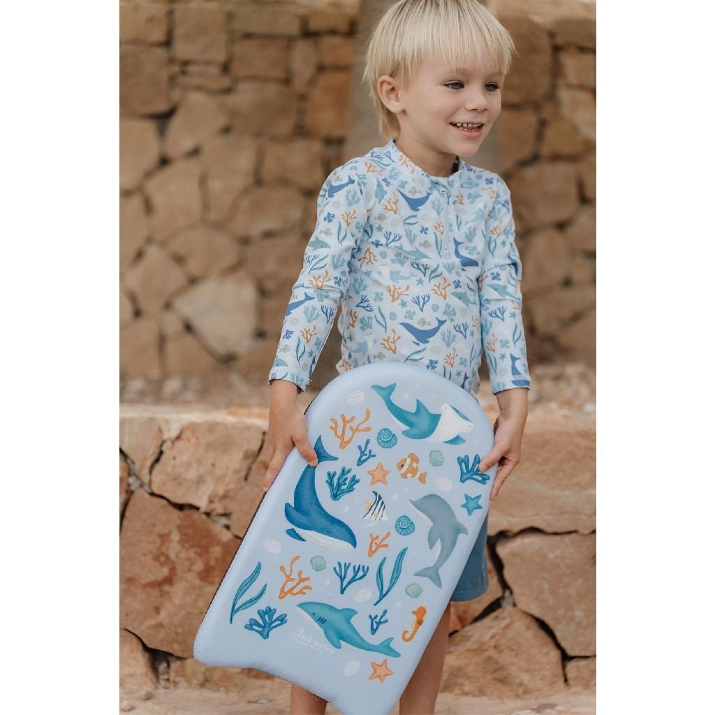 Kleine niederländische Ozeanträume Kickboard Blau