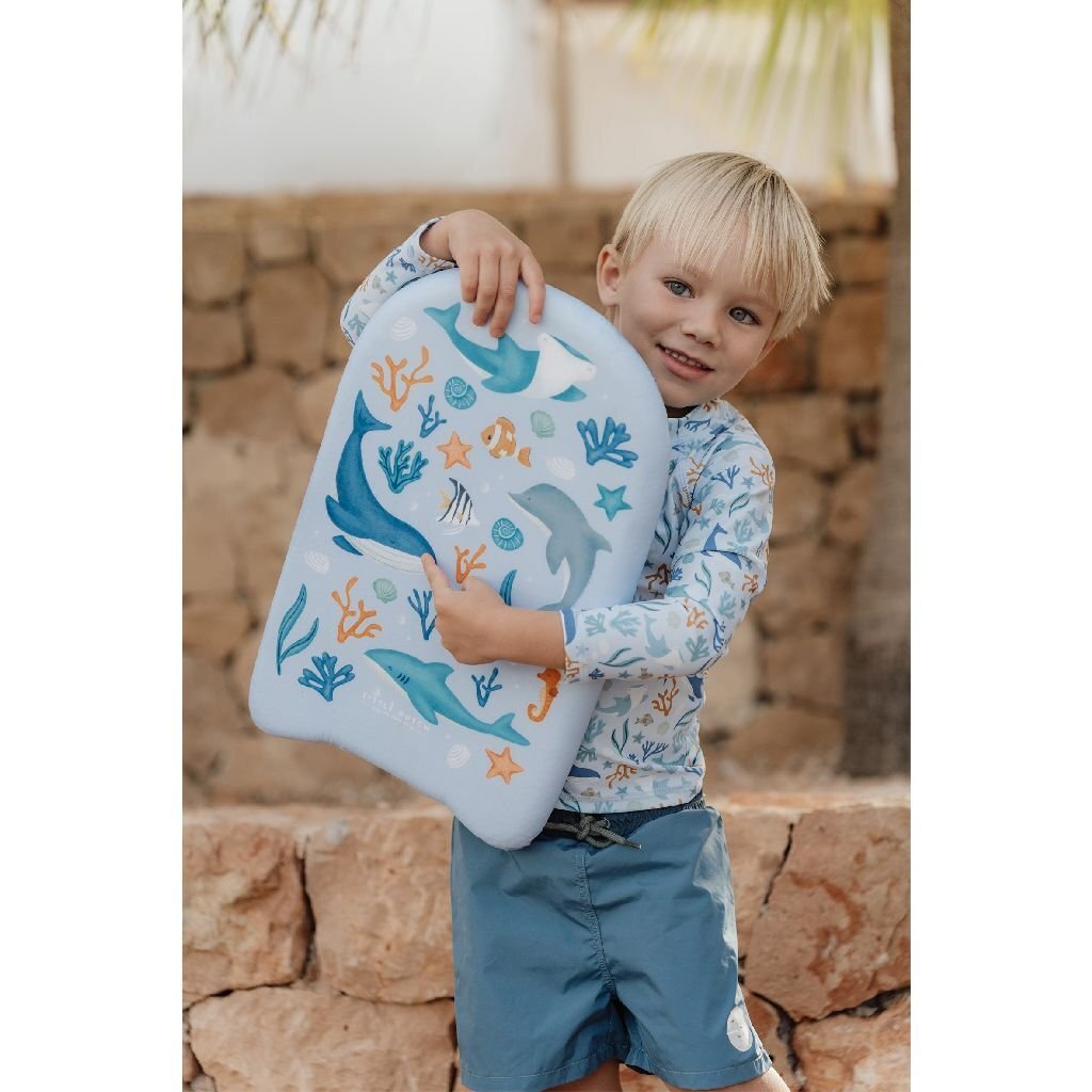 Kleine niederländische Ozeanträume Kickboard Blau