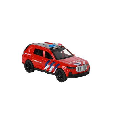 112 Pull-Back Fire Brigade SUV 1:36 + Licht und Klang
