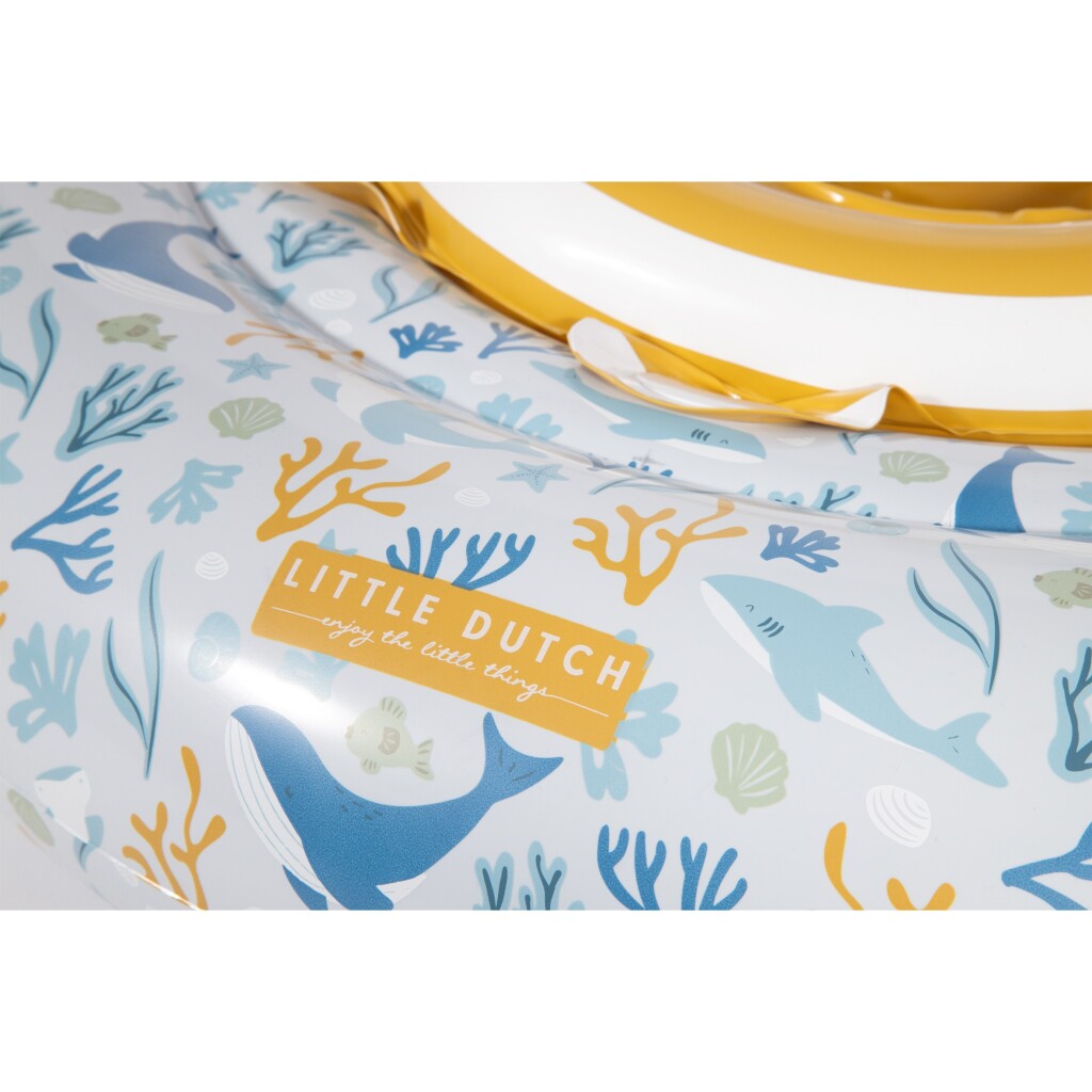 Kleine niederländische Ozeanträume Baby Schwimmring Blau, 67 cm