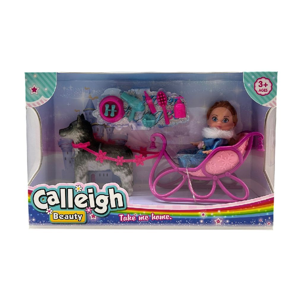 Calleigh Hundeschlitten-Spielset anderer Marken