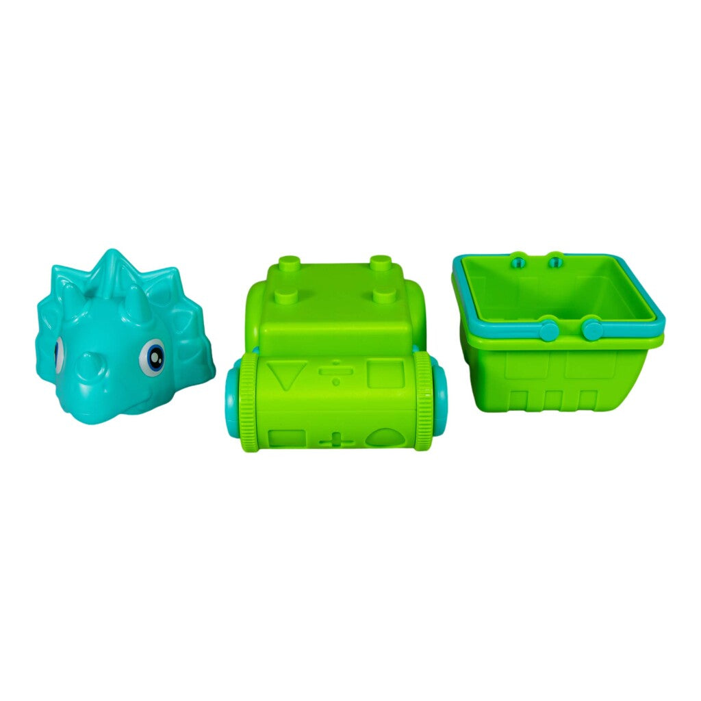 Sommerzeit Dino Sandset 4in1 verschiedene Farben