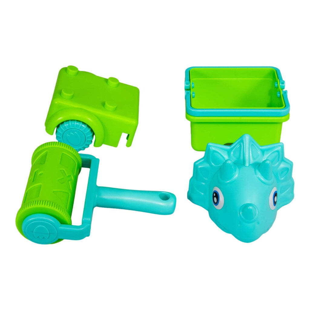 Sommerzeit Dino Sandset 4in1 verschiedene Farben