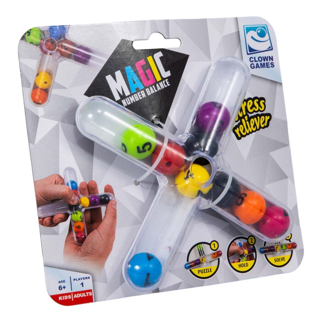Clown -Spiele Clown Puzzle Zahlenbilanz Spiel