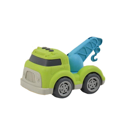 Andere Marken Bioplastischer Schleppwagen 18 cm blau grün