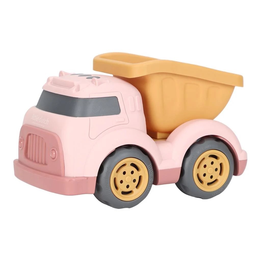 Little Dutch Building Truck Pink, 17 cm