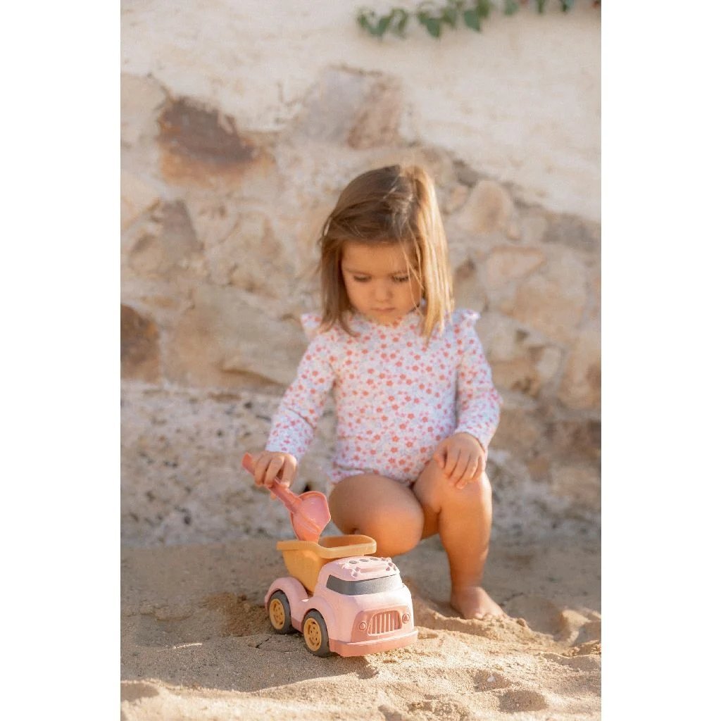Little Dutch Building Truck Pink, 17 cm
