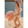 Kleine niederländische rosa Blumen Strandball 3D -Figur, 35 cm