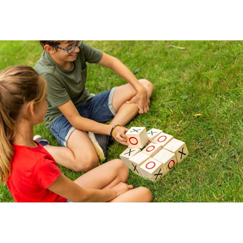 Outdoor -Spiele Holzbutterkäseeier