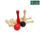 Outdoor -Spielgarten Bowling Holz