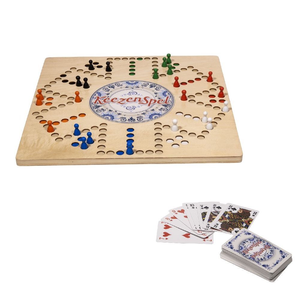 Clownspiele Keezen-Spiel aus Holz