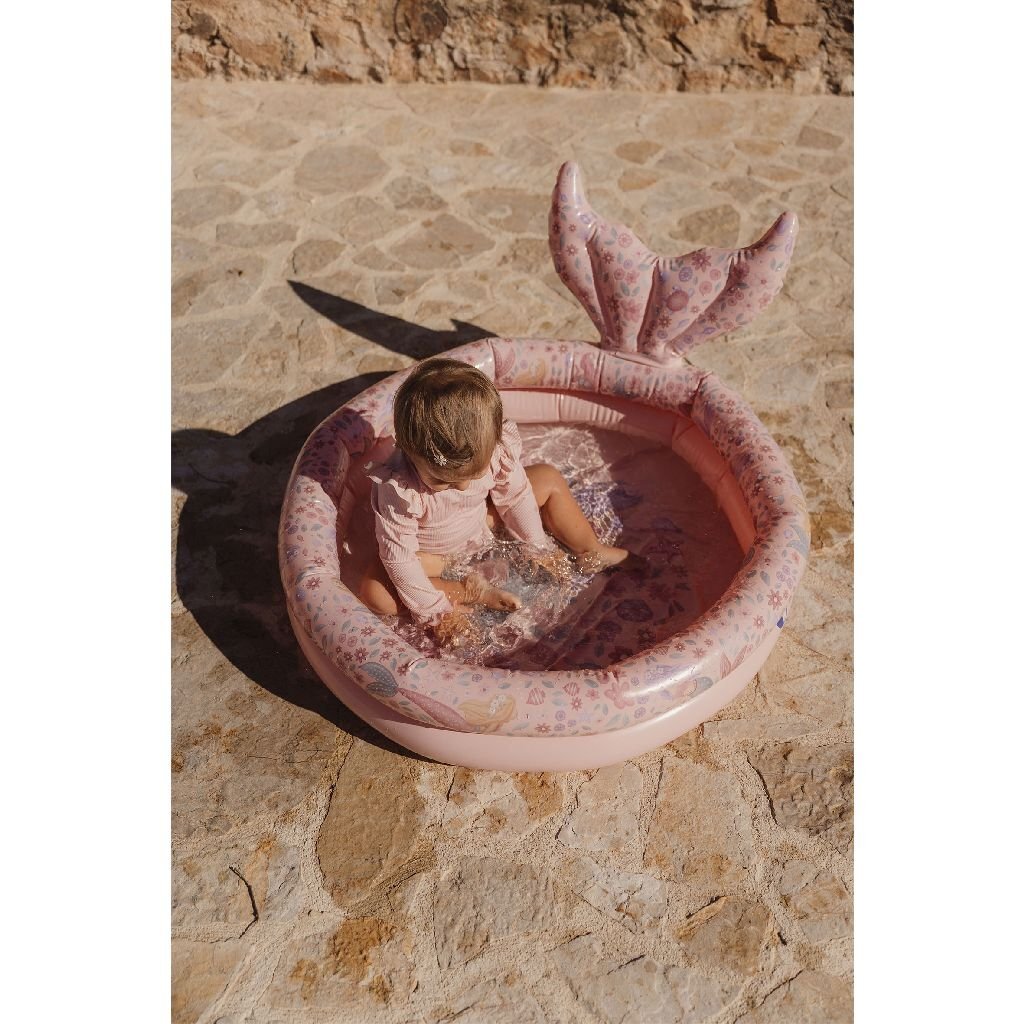 Little Dutch verträumtes Meerjungfrauen-Schwimmbecken mit Schwanz 80 cm rosa