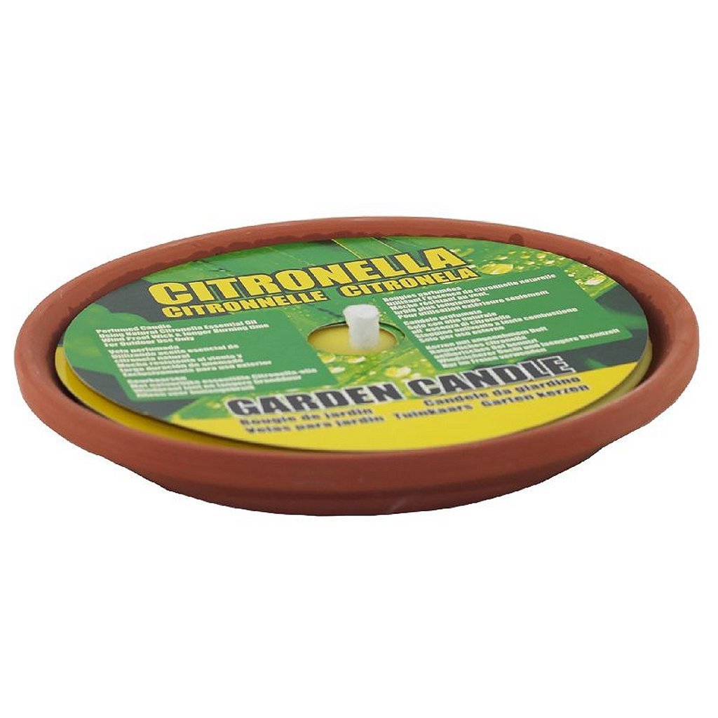 Basic Citronella Kerze in Terrakotta -Skala 14,5 cm