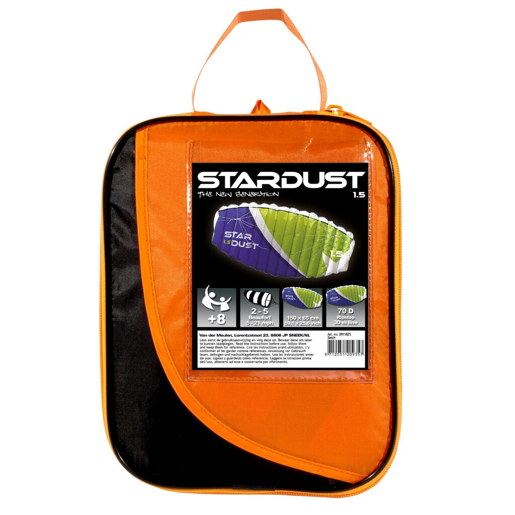 Rhombus Stardust 1,5 Matratzendrachen 150x65 cm grün dunkelblau