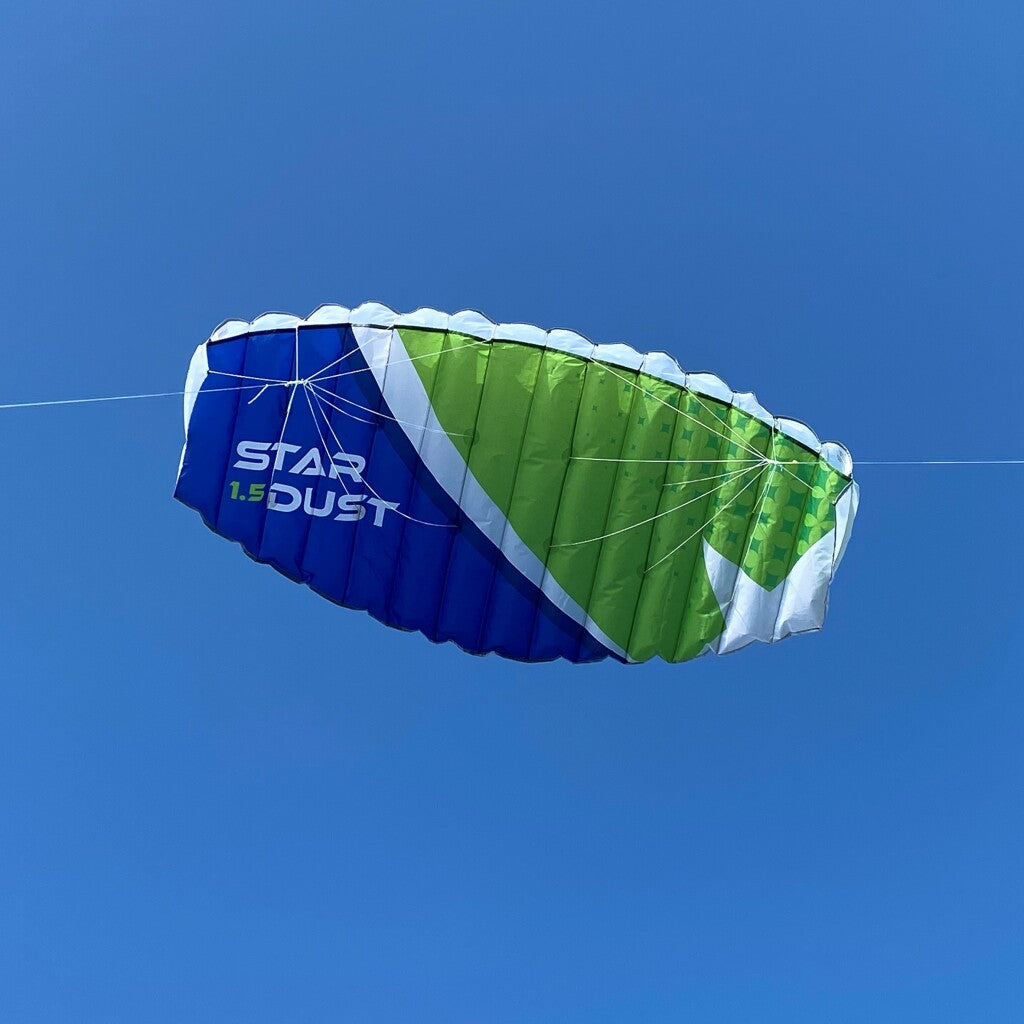 Rhombus Stardust 1,5 Matratzendrachen 150x65 cm grün dunkelblau