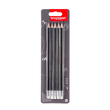 Bruynzeel Graphit -Bleistift -Set, 5 HB -Stifte mit Gummi - afbeelding 1
