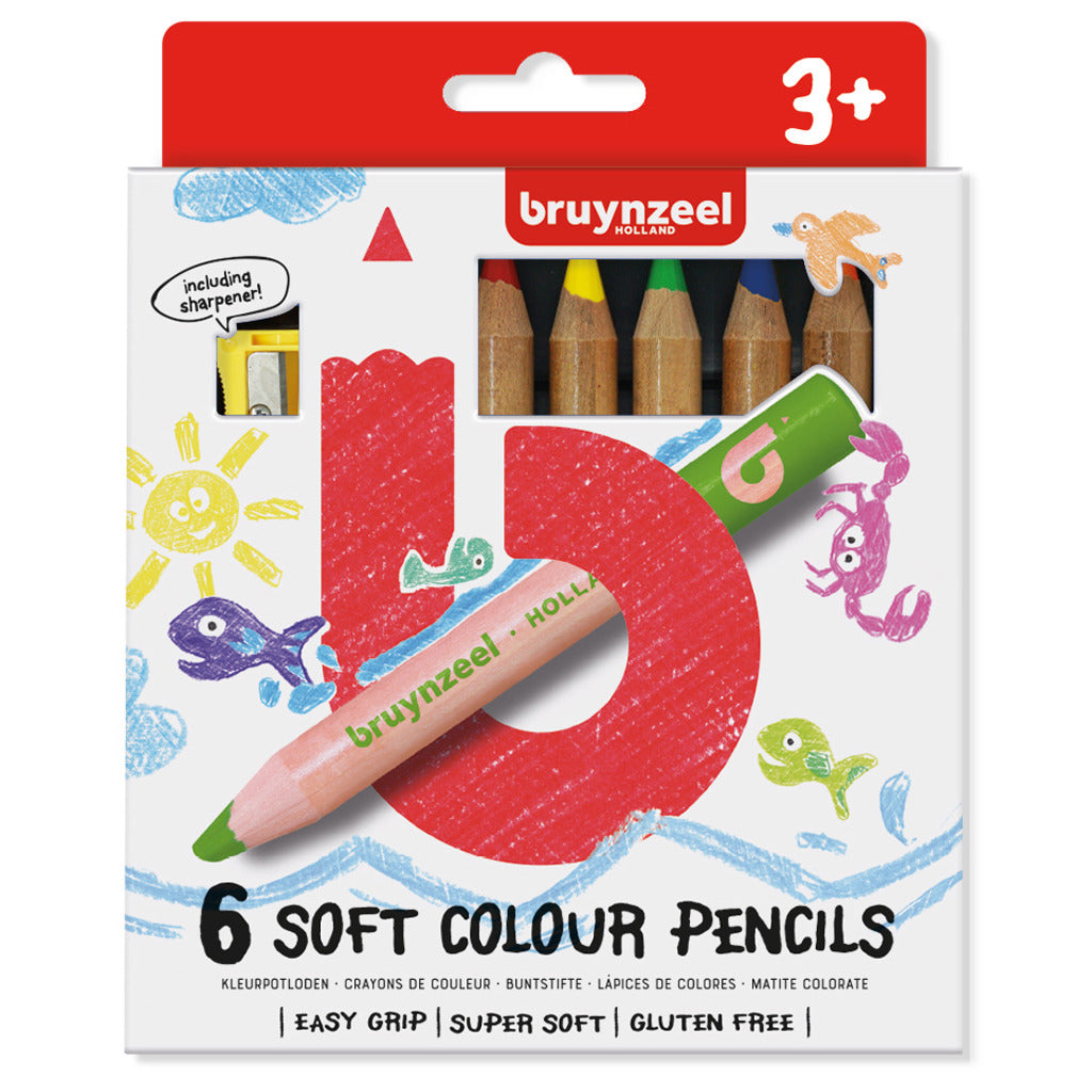 Bruynzeel Kids Weiche Bleistifte, 6st.
